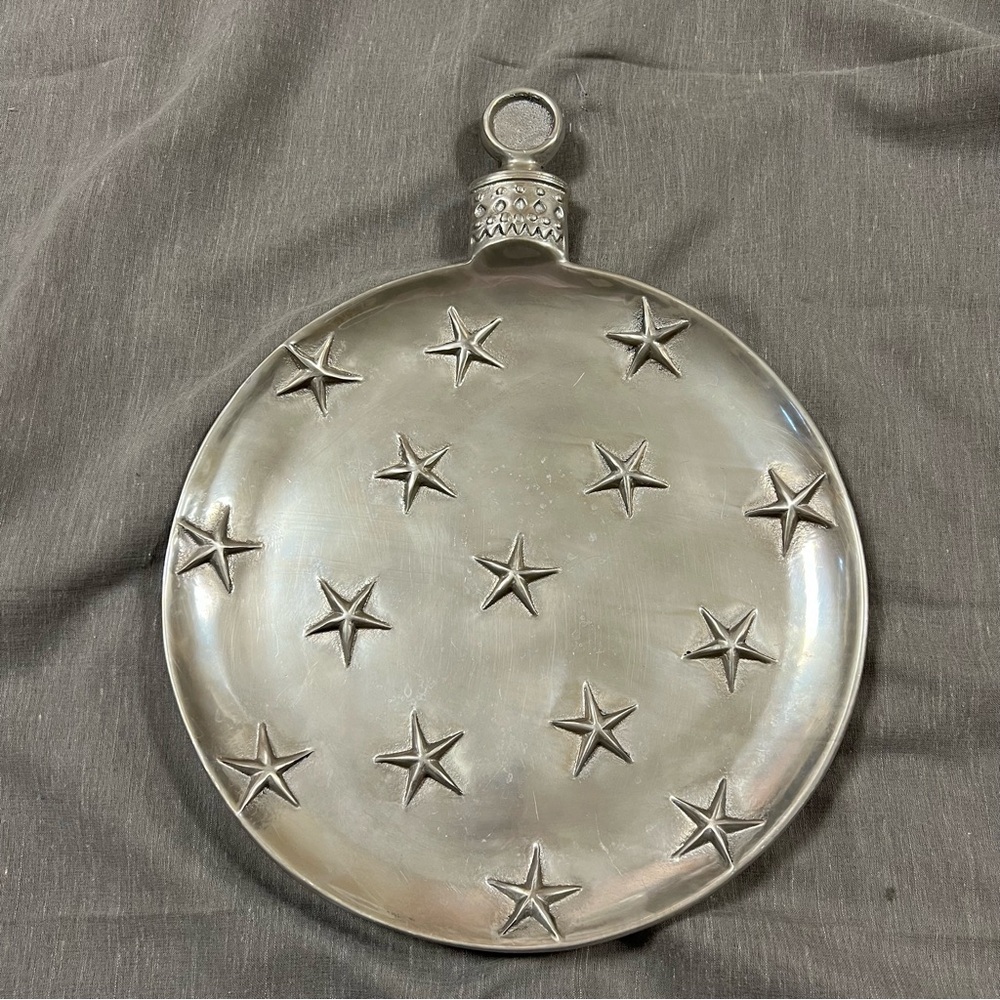 Mariposa Christmas Ornament Platter Serving Tray 13.5”D